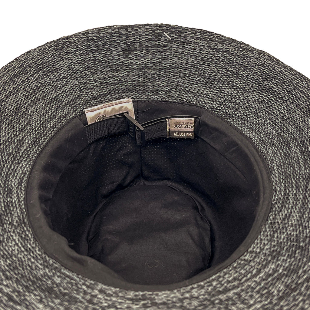 Emma Wash & Wear Fedora - Mixed Black