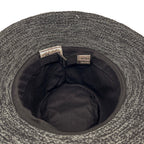 Emma Wash & Wear Fedora - Mixed Black