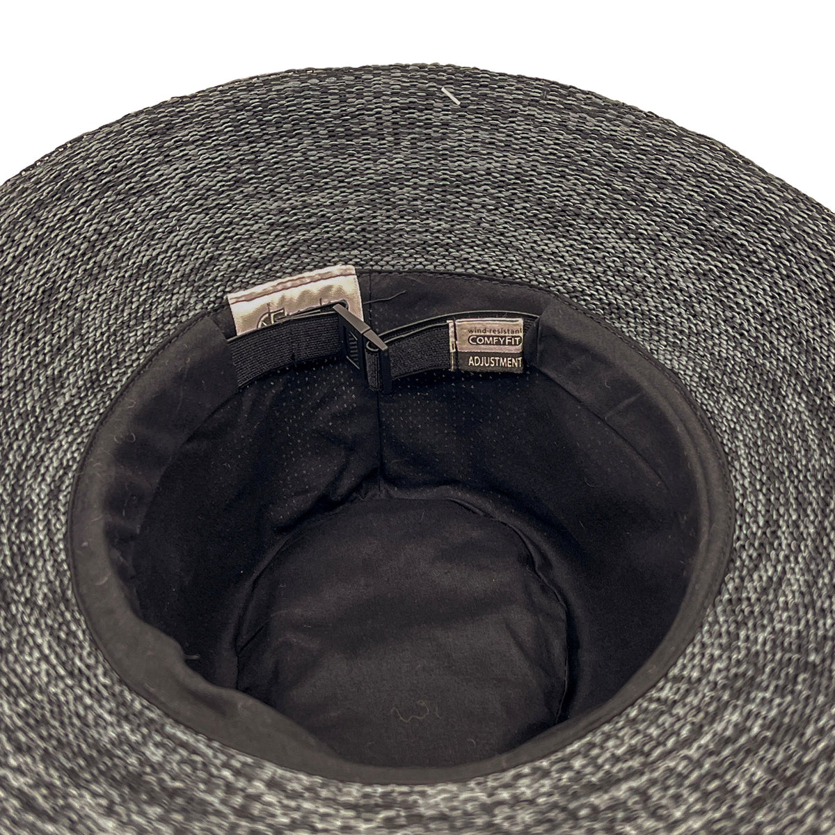 Emma Wash & Wear Fedora - Mixed Black
