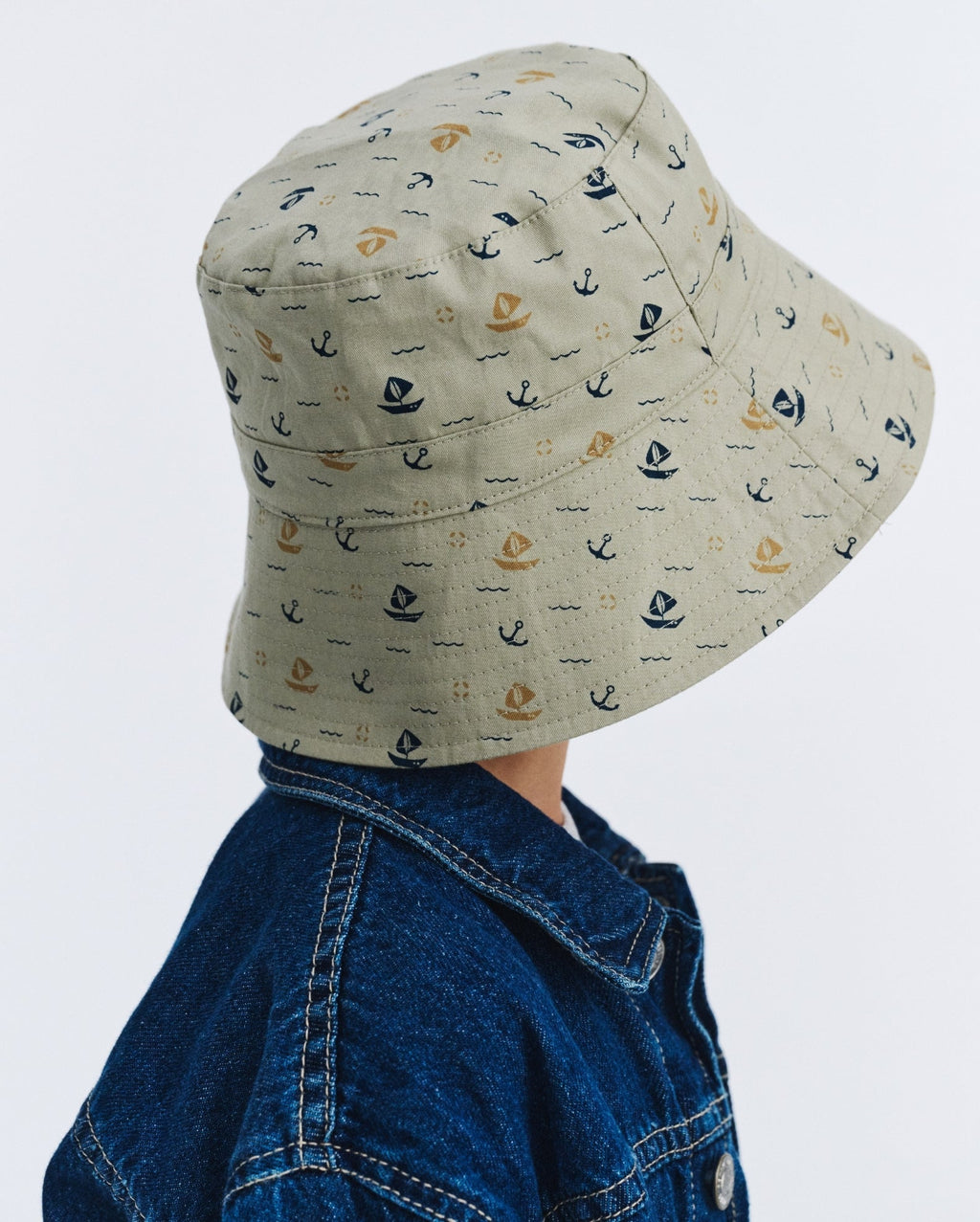 Mario Bucket - Khaki Boats